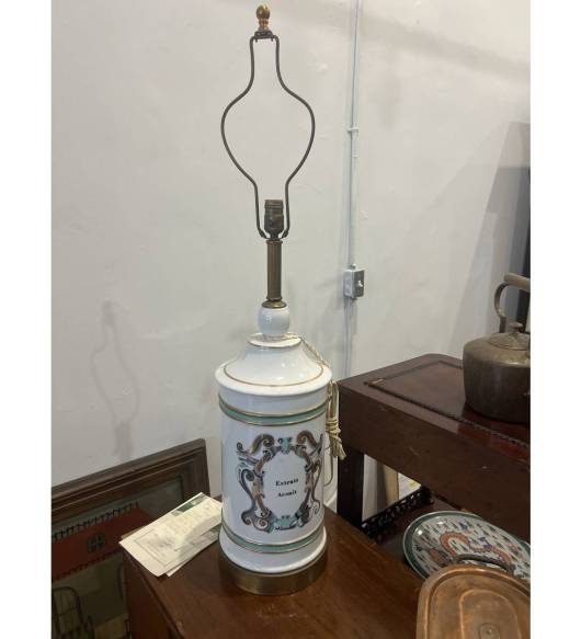 Apothecary Jar Lamp – 'Extrait Aconit'