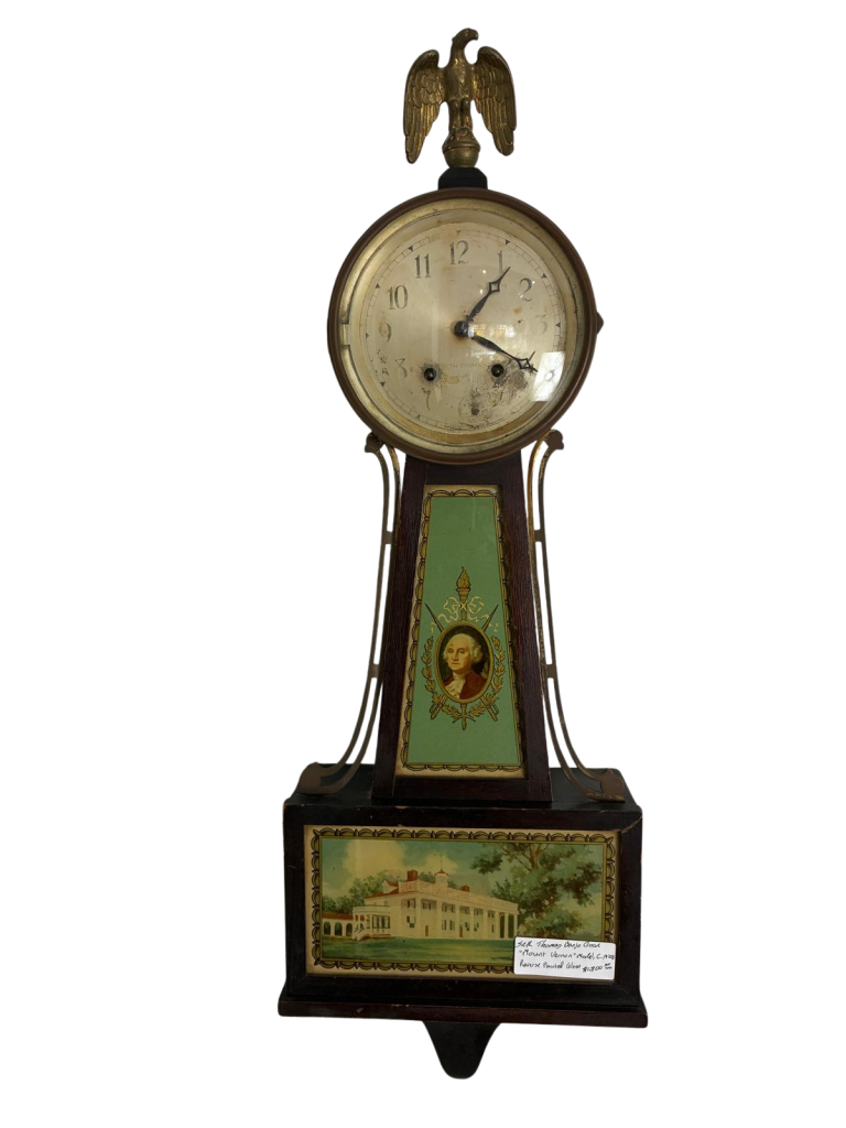 ‘Mount Vernon’ Banjo Clock – Seth Thomas