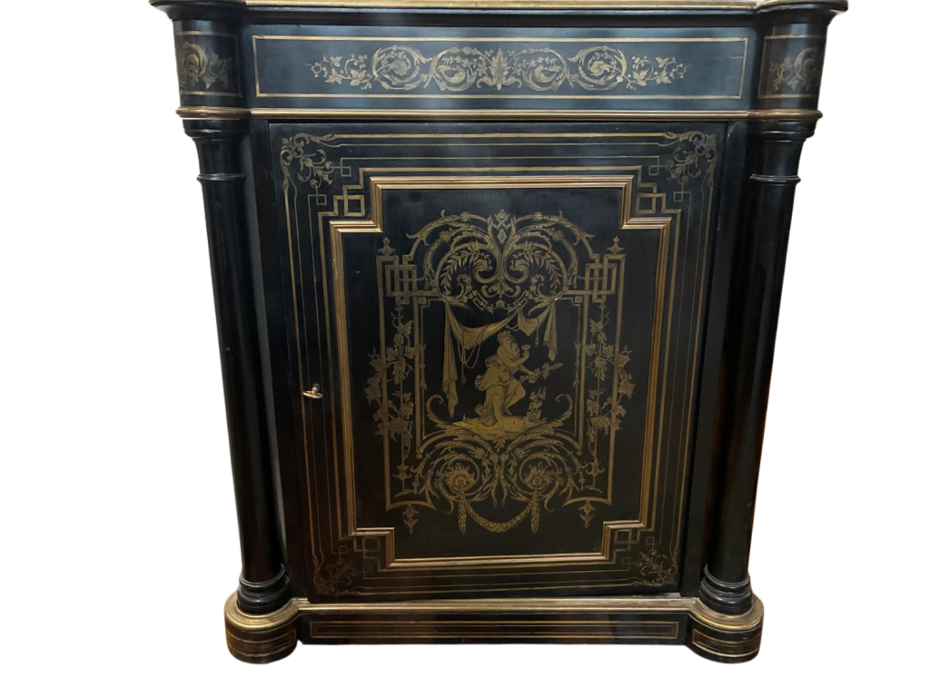 Napoleon III Ebonized & Ormolu Cabinet