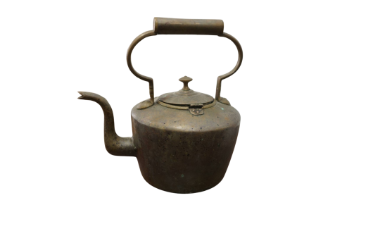 19th-Century Copper Kettle