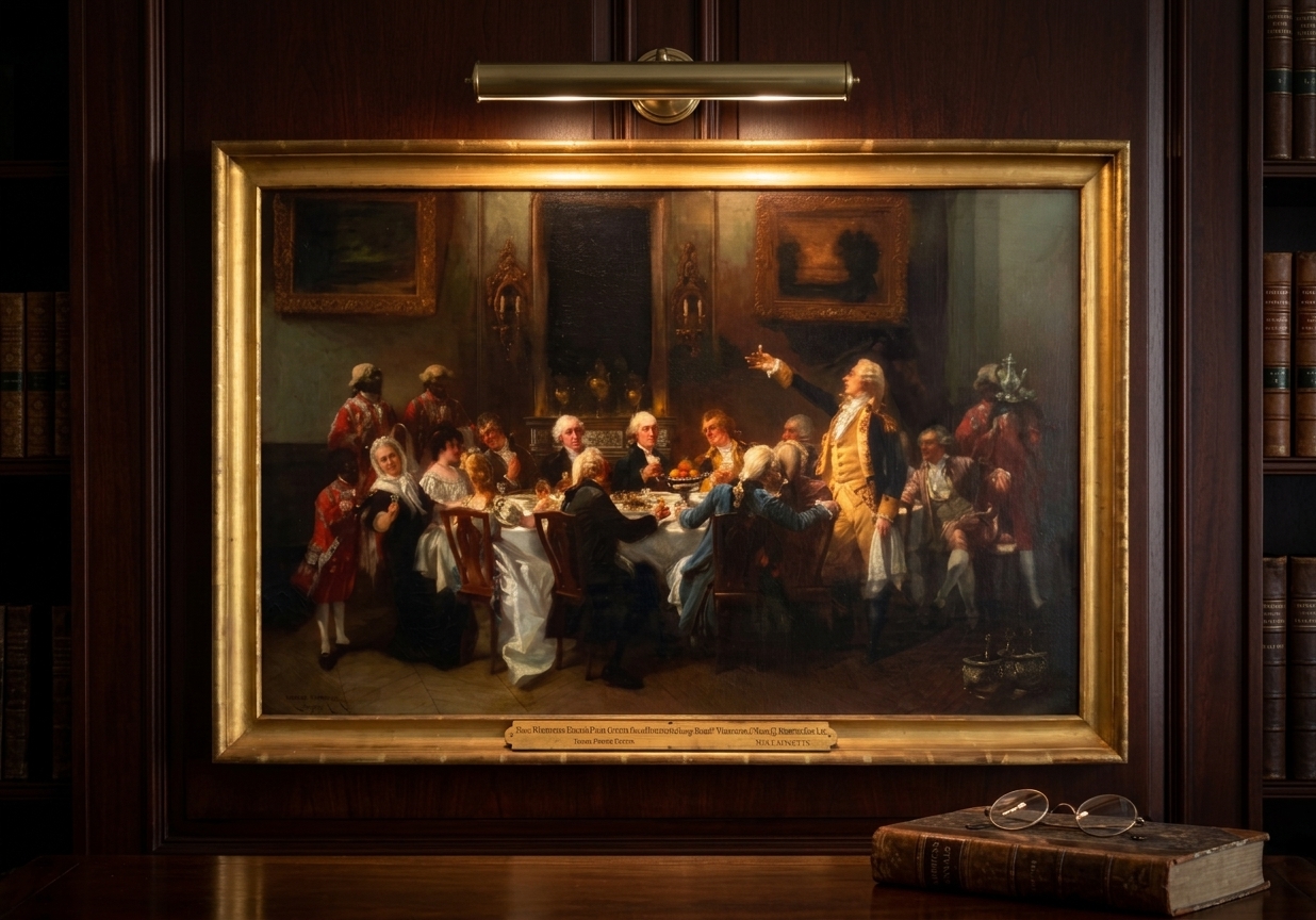 Birth of Washington - Charles Edouard Armand-Dumaresq - Image 3