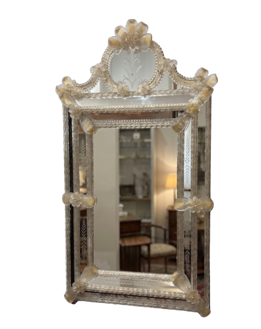 Venetian Murano Glass Wall Mirror