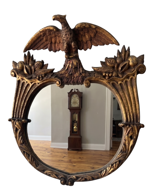 American Federal-style Eagle Cornucopia Mirror