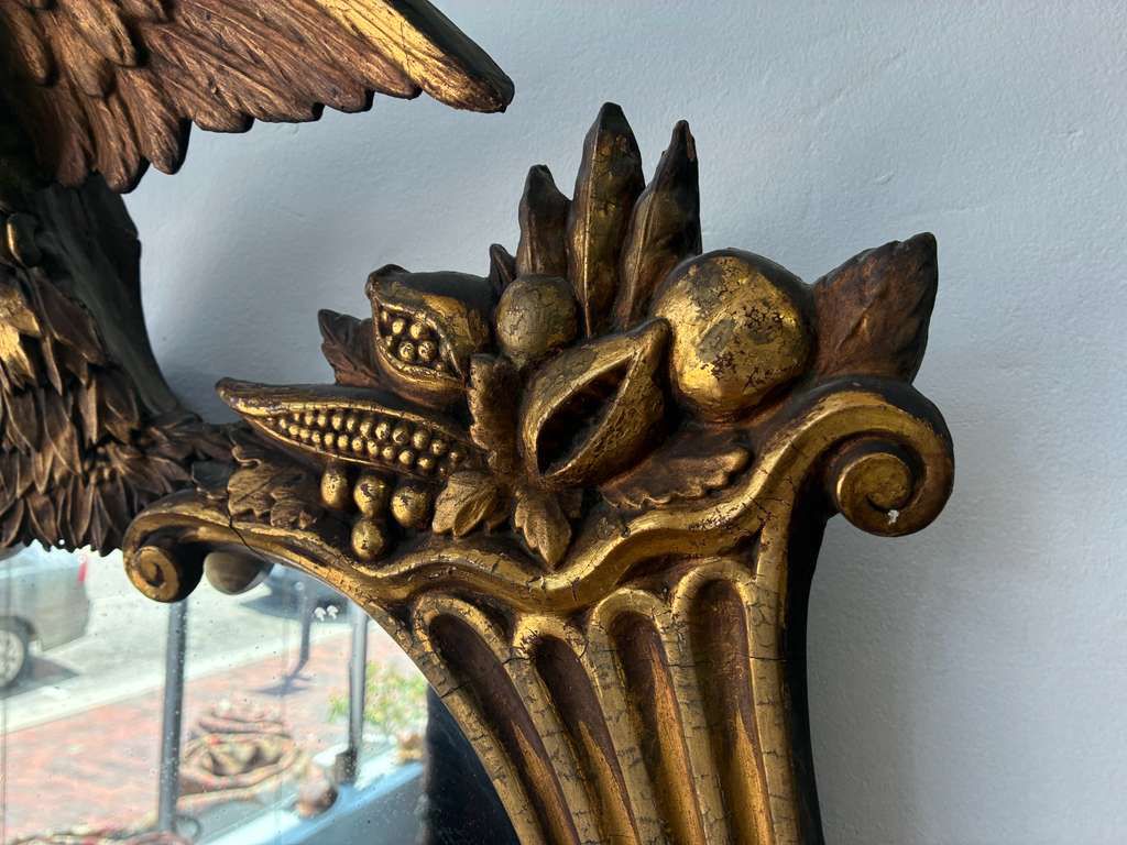 American Federal-style Eagle Cornucopia Mirror - Image 4